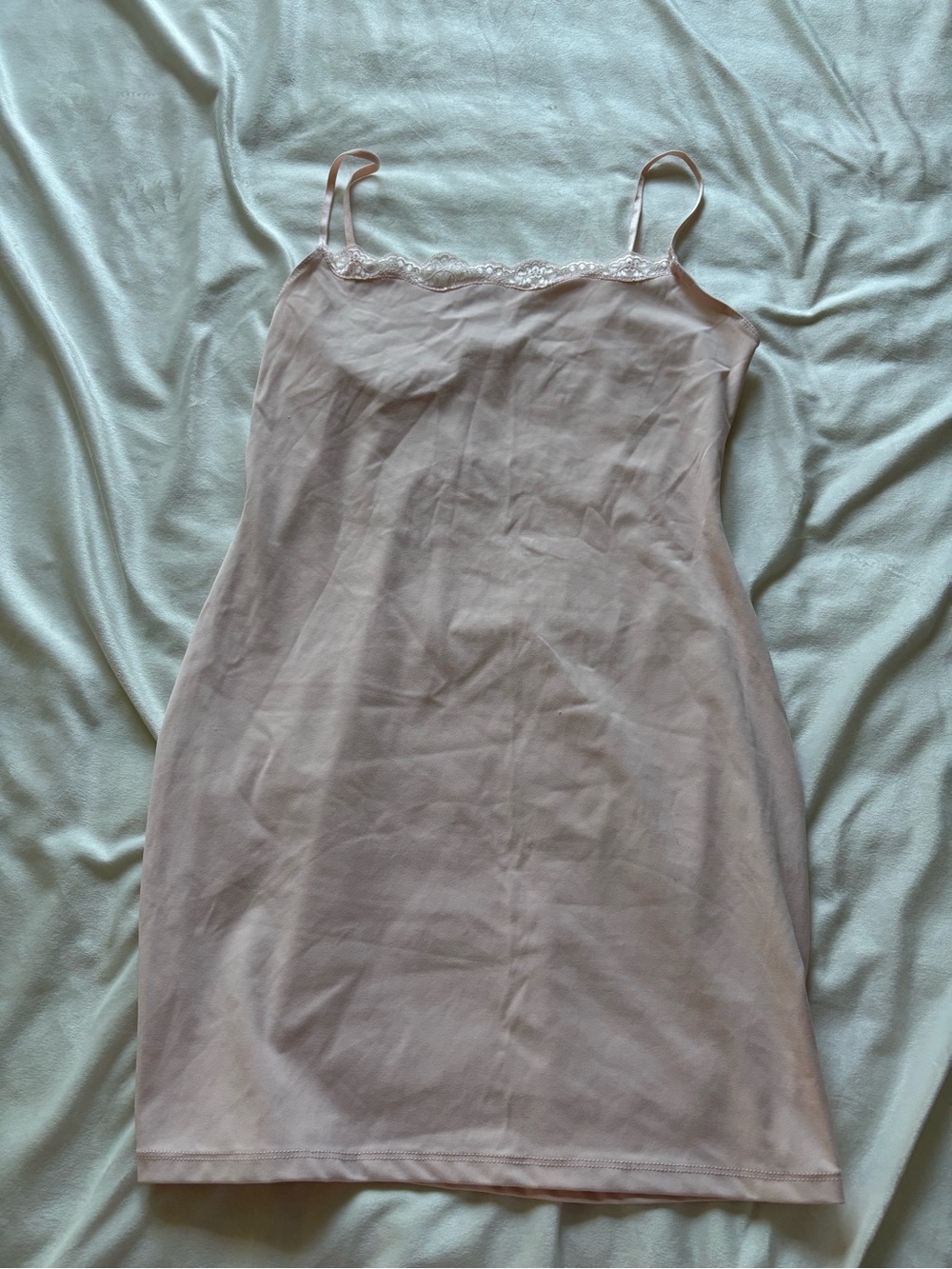 Garage Pale Pink Lace-Trim Slip